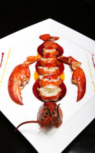 A_photo_of_exquisitely_presented_lobster_on_a_white_plate_by_Gold_Coast_Brisbane_Food_Photographer_Paul_Williams
